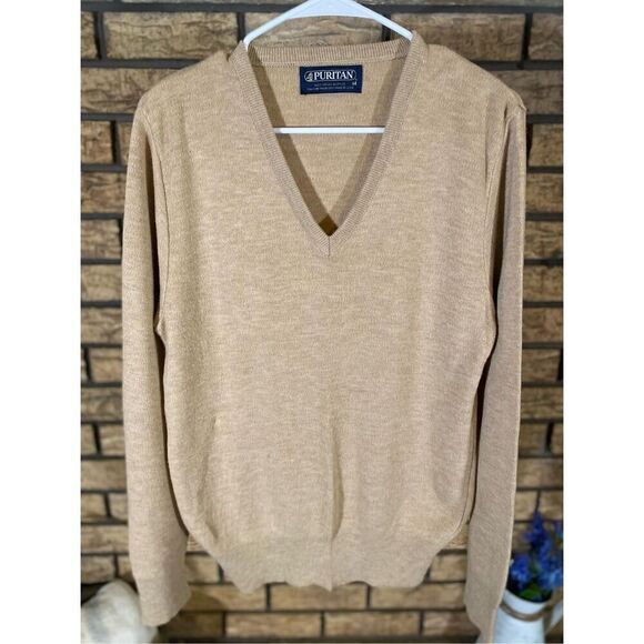 Puritan Men’s V-Neck Sweater‎ - Picture 1 of 5